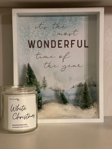 White Christmas Candle 8oz