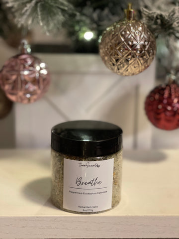 Breathe- Herbal Bath Salts Jar 6oz