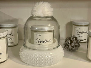 White Glass Dome(Gift Set)